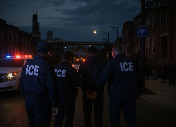 आईसको ‘मिडवे ब्लिट्ज’ छापा अभियान: शिकागो क्षेत्रमा करिब २५० जना पक्राउ, फ्रेङ्कलिन पार्कमा एकजनाको मृत्यु